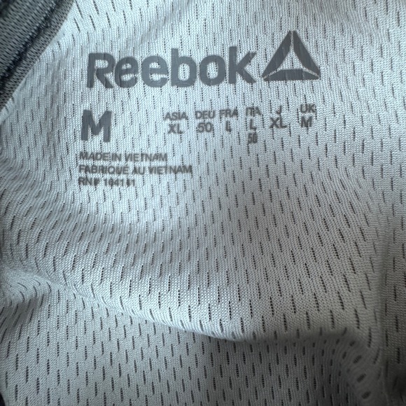 Reebok Mens Gray Track Drawstring‎ Athletic Training Workout Joggers Size Medium - Picture 4 of 9